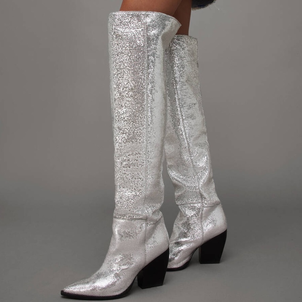 ALL SAINTS Leather OTK Boots